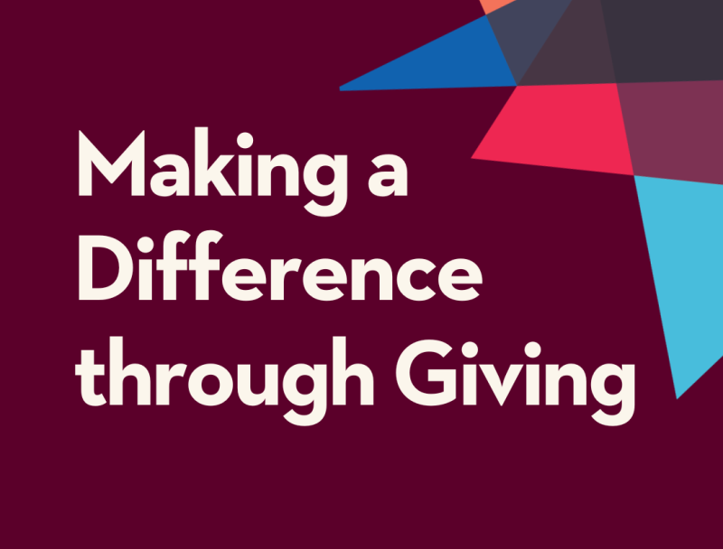 Making a Difference Through Year-End Giving