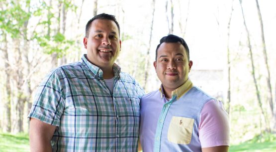 A photo of Romeo Ferrer Jr. and Sam Curcuruto